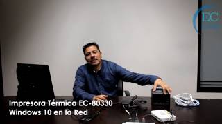 Instalación de Miniprinter EC80330 en Red para Windows 10 [upl. by Victorine]