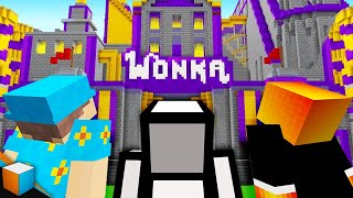 Willy Wonkas Chocolate Factory in Minecraft Face Reveals and Car Crashes Minecast 6 [upl. by Ahsienaj123]