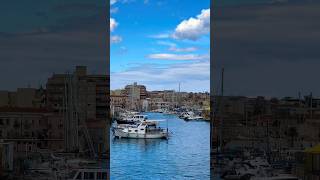 🇮🇹 siracusa waterfront siciky italy visitsicily harbor travellingwithoutmoving [upl. by Wistrup836]