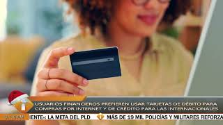 Usuarios prefieren tarjetas de débito para compras online locales y crédito para internacionales [upl. by Lamok]