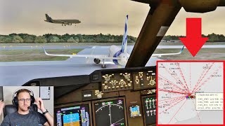 Professional ATC vs 50 PILOTS in Microsoft Flight Simulator VATSIM [upl. by Brodsky]