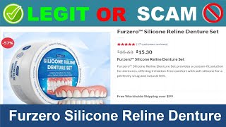 Furzero Silicone Reline Denture Set Reviews  Oct 2024 Beware of Scam Watch Now [upl. by Shinberg]