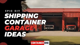 5 Epic Shipping Container Garage and Carport Ideas [upl. by Atikahc788]