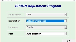 Reset Epson L395 [upl. by Nilrak]