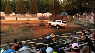 truck rolls over 2015 yuba sutter fair [upl. by Kreit]