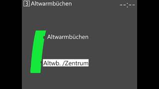 Üstra Neue Ansagen Linie 3 Wettbergen bis Altwarmbüchen [upl. by Georgina47]