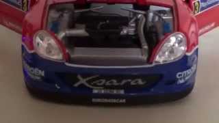 Sébastien Loeb Citroen Xsara WRC rally 118 Scale Model Car [upl. by Mossolb]