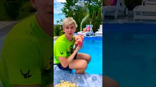 Potato Chip Water CANNON PRANK [upl. by Volney]