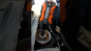 Ridgid impact wrench gets tossed around by Honda Crank bolt [upl. by Halyahs]