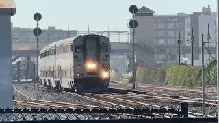 Amtrak Capitol Corridor Train 528 going by 65th Street in Emeryville California in the quiet zone [upl. by Osana]