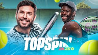 🎮 TOP SPIN 2K25 🎾  DÉCOUVERTE DU JEU AVEC BRAK [upl. by Elleivap]