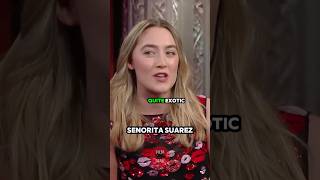 Saoirse Ronan Teaches You Irish Name  shorts [upl. by Assira]