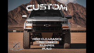 Building a Pre Runner bumper for a 2018 Chevy Silverado [upl. by Pachston]