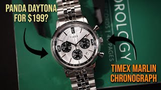 Panda Daytona Chronograph for 199 New for 2023 Timex Marlin Chronograph Best Affordable Chrono [upl. by Llewoh995]