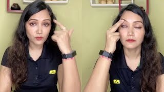 Bell’s palsy eye exercises in hindi  Bell’s palsy eye closure exercises  Face paralysis exercise [upl. by Scottie330]