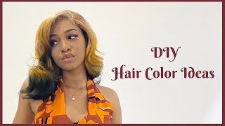 HAIR COLOR IDEAS How to Achieve this beautiful Ginger hair with dark ends DIY [upl. by Sokcin480]