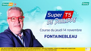 LE PRONO DU SUPER TOP 5 R1C5  14112024  À FONTAINEBLEAU [upl. by Annaor]