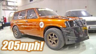 2000hp Nissan Patrol  205 MPH RECORD [upl. by Ulphiah]