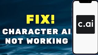 How To Fix Character Al App Not Working  2024 Quick And Easy Tutorial [upl. by Nosna]