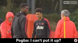 WHAT MOURINHO ACTUALLY SAID TO POGBA TRANSCRIPT [upl. by Euqirrne]