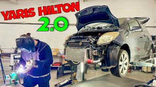 CHEAP MK2 TOYOTA YARIS SR 18 £130 TURBO CONVERSION PT5 [upl. by Hsetim875]