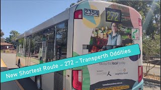 Transperths Shortest Bus Route  272  Transperth Oddities [upl. by Alben]