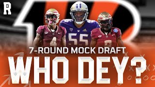 Cincinnati Bengals 7Round Mock Draft [upl. by Dorca]