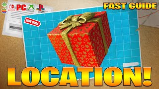 Where To Find Gift Boxes in Fortnite How To Get Gift Boxes Weapon Locations [upl. by Fiorenza36]