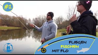 Tutorial Fliegenfischen lernen  Mit Flo und Mirco in Platschow [upl. by Yardna98]