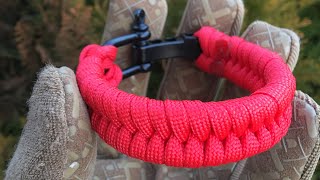 How to Make the Adjustable Fishtail Paracord Bracelet  DIY Easy Outdoor Survival Wristband Tutorial [upl. by Townsend]