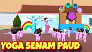 LAGU SENAM LOMPAT KEDEPAN LOMPAT KEBELAKANG VERSI YOGA sakuraschoolsimulator [upl. by Dreddy]