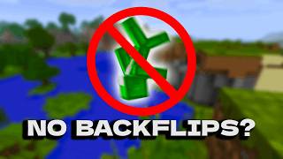 Beating Minecraft Without Backflipping [upl. by Gordy]