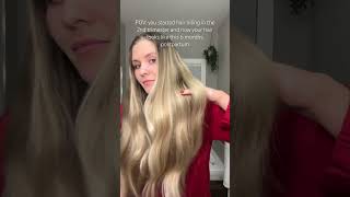 Hair health hair oiling journey postpartum hair journey 🫶🏼 hairhealth haircare postpartumhair [upl. by Arahat]