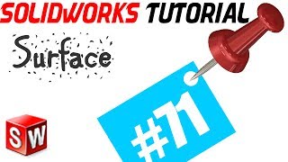 SolidWorks Lecture Surface Tutorial 71 Swept and Twist surface [upl. by Esyned]