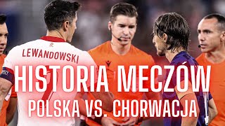 ⚽ HISTORIA MECZÓW POLSKA 🆚 CHORWACJA [upl. by Orson525]