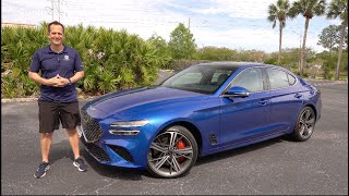 Is the 2024 Genesis G70 33T a BETTER luxury sport sedan than a Mercedes AMG C63 [upl. by Nnahgaem]