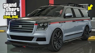 Dundreary Landstalker XL Lincoln Navigator  GTA 5 Online DLC Vehicle Customization [upl. by Haleigh]