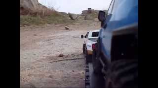 ford f350 dually and fj cruiser scale run [upl. by Cleodal]