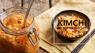 Kimchi selber machen Rezept  Vegan [upl. by Sonitnatsnok935]