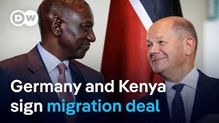 GermanyKenya migration deal prompts brain drain fears  DW News [upl. by Keane]