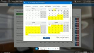 Calendario Laboral Configuración [upl. by Akir]