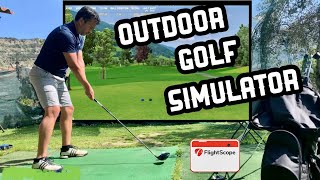 Outdoor Golf Simulator [upl. by Ahsilrac]