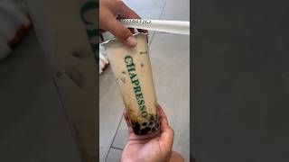 Chapresso Bubble Tea mukbang asmr chapresso bubbletea bobatea boba oolong milktea tea [upl. by Lisk]