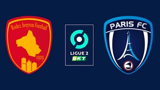 Efootball Pes 21 Gameplay  Rodez vs Paris Fc  Ligue 2  Match de football en direct aujourdhui [upl. by Engamrahc]