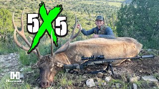 MEGA 5X5 BULL  MESCALERO ELK HUNT [upl. by Leik]