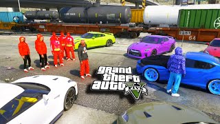 BLOODS VS CRIPS Rivalry Reaches New Heights in GTA 5 [upl. by Genie]