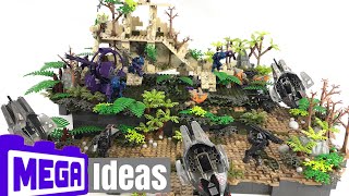 MEGA Construx Halo  Delta HALO build [upl. by Ytsirhk]