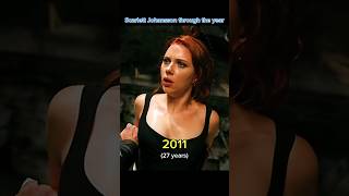 Scarlett Johansson through the year😘hollywoodstar marvel hollywoodstar [upl. by Lorenz]