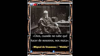 ✓MIGUEL DE UNAMUNO «Frase literaria» JARH literatura MigueldeUnamuno [upl. by Donella]