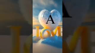 A♥️letter statuss name status🥀 WhatsApp status 💯 shortvideo target1m subscribe 1k🙏 [upl. by Plank]